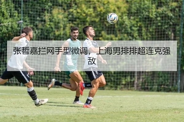 张哲嘉拦网手型微调，上海男排排超连克强敌
